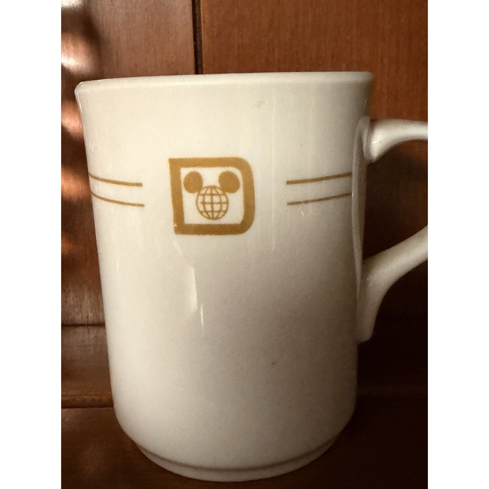 Vintage Walt Disney World Epcot Logo Mayer Restaurant Ware‎ Coffee Mug China Cup